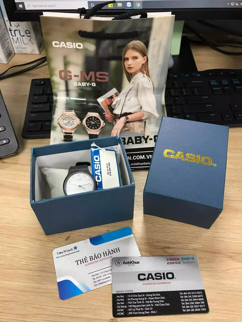 Đồng Hồ Nữ Dây Nhựa Chính Hãng Casio MQ-24-7EL