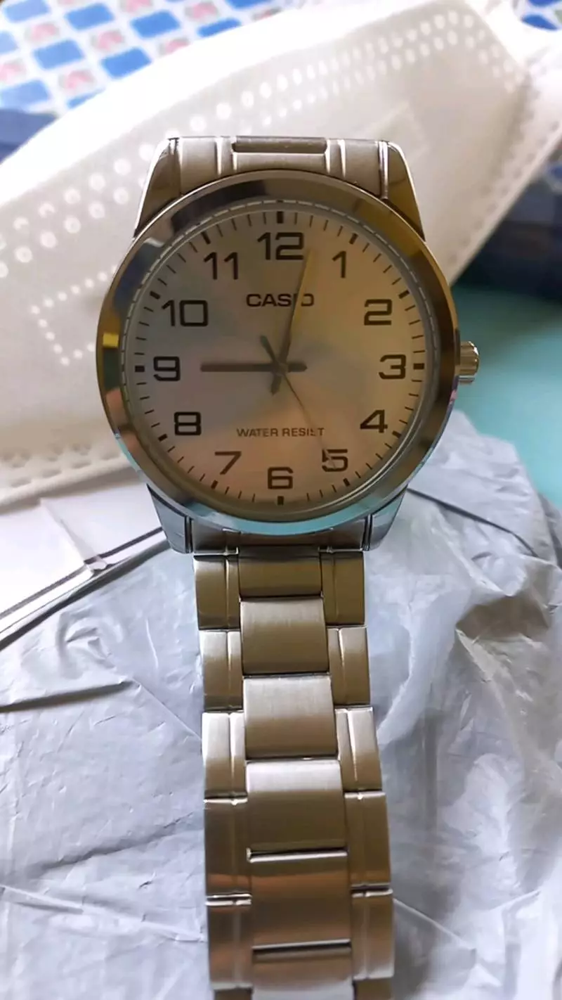 Đồng hồ nam dây kim loại Casio chính hãng Anh Khuê MTP-V001D-7BUDF