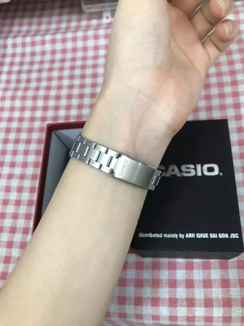 Đồng hồ nữ dây kim loại Casio Anh Khuê LTP-V001D-7BUDF chính hãng