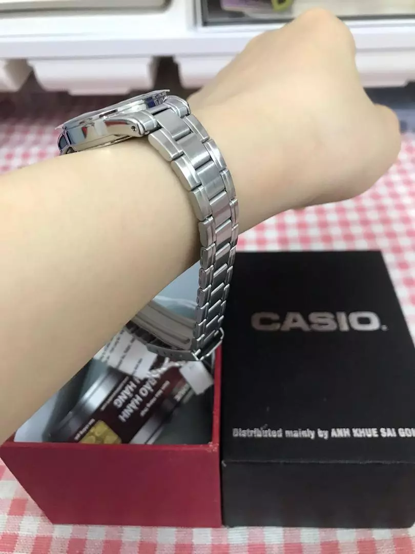 Đồng hồ nữ dây kim loại Casio Anh Khuê LTP-V001D-7BUDF chính hãng