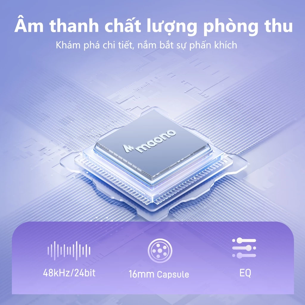 Micrô Gaming Maono DM40 Pro Wireless: Âm Thanh AI & RGB Cực Chất - Image 2