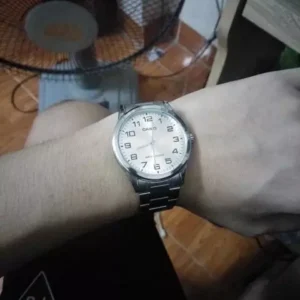 Đồng hồ nam dây kim loại Casio chính hãng Anh Khuê MTP-V001D-7BUDF