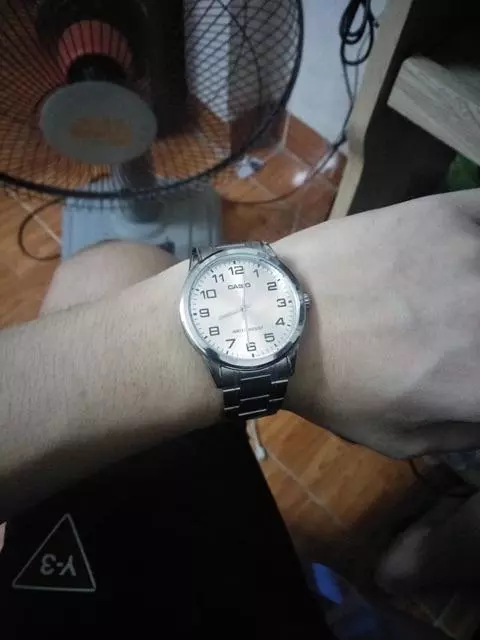 Đồng hồ nam dây kim loại Casio chính hãng Anh Khuê MTP-V001D-7BUDF