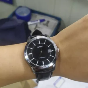 Đồng hồ nam dây da Casio chính hãng Anh Khuê MTP-V004L-1AUDF
