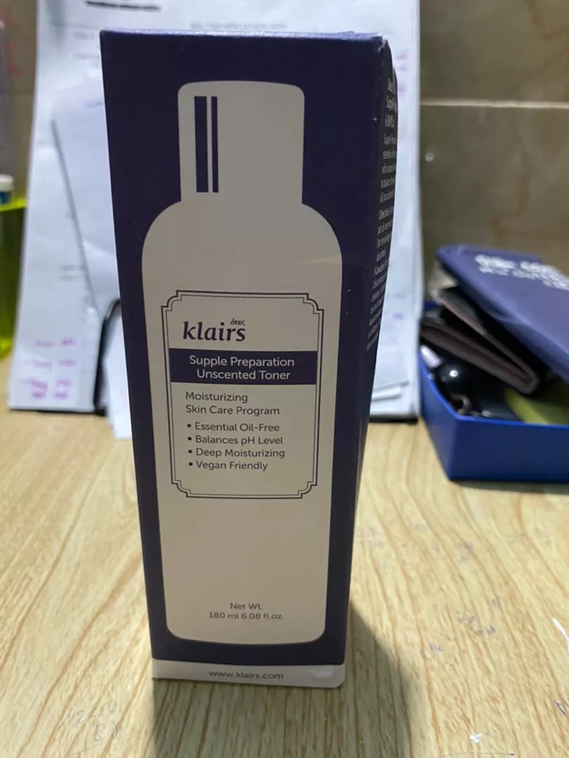 Nước Hoa Hồng Không Mùi Dear Klairs Supple Preparation Unscented 180ml