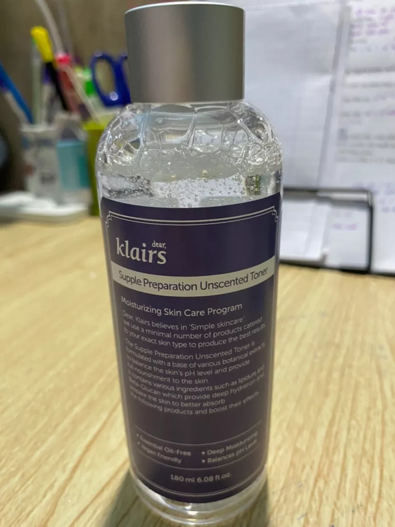 Nước Hoa Hồng Không Mùi Dear Klairs Supple Preparation Unscented 180ml