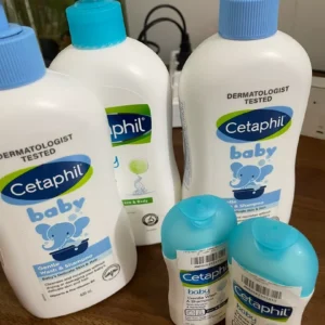 Combo 2 Sữa tắm gội dịu lành cho bé Cetaphil Baby Gentle Wash & Shampoo 400ml/chai