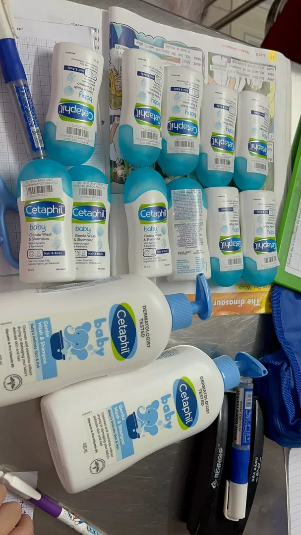 Combo 2 Sữa tắm gội dịu lành cho bé Cetaphil Baby Gentle Wash & Shampoo 400ml/chai