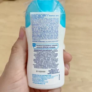 Sữa tắm gội Cetaphil cho bé - Cetaphil Baby Wash & Shampoo with Organic Calendula 400ml
