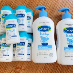 Combo 2 Sữa tắm gội dịu lành cho bé Cetaphil Baby Gentle Wash & Shampoo 400ml/chai