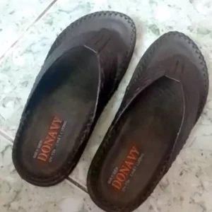 {KM - Mua 01 tặng 01 thắt lưng} Dép Kẹp Nam Da Bò Thật 100% DONAVY Cao Cấp, Dập Vân Gù Lưng Cá Sấu, D.KBOXIT
