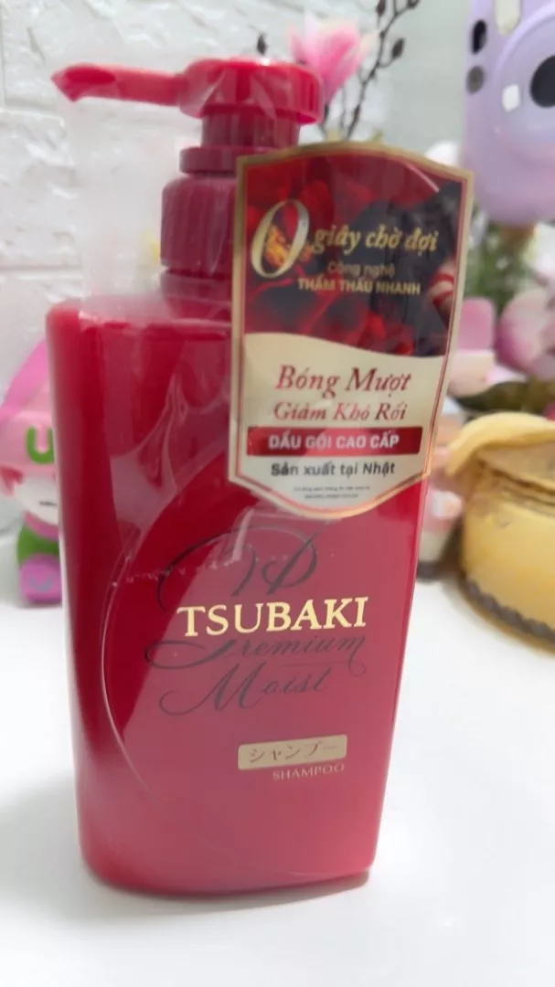 Combo Gội Xả - Dầu Gội Tsubaki Premium Repair Tsubaki (490ml/450ml/chai)