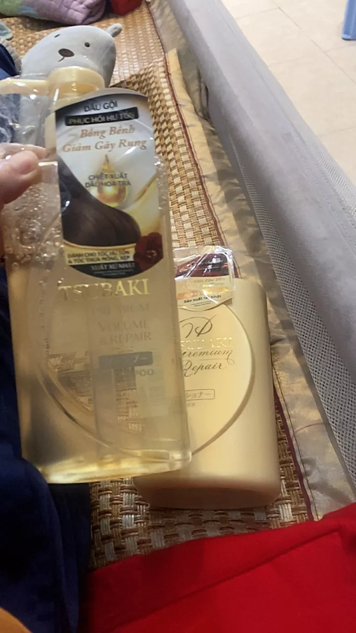 Combo Gội Xả - Dầu Gội Tsubaki Premium Repair Tsubaki (490ml/450ml/chai)