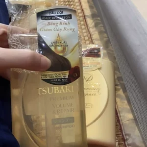 Combo Gội Xả - Dầu Gội Tsubaki Premium Repair Tsubaki (490ml/450ml/chai)