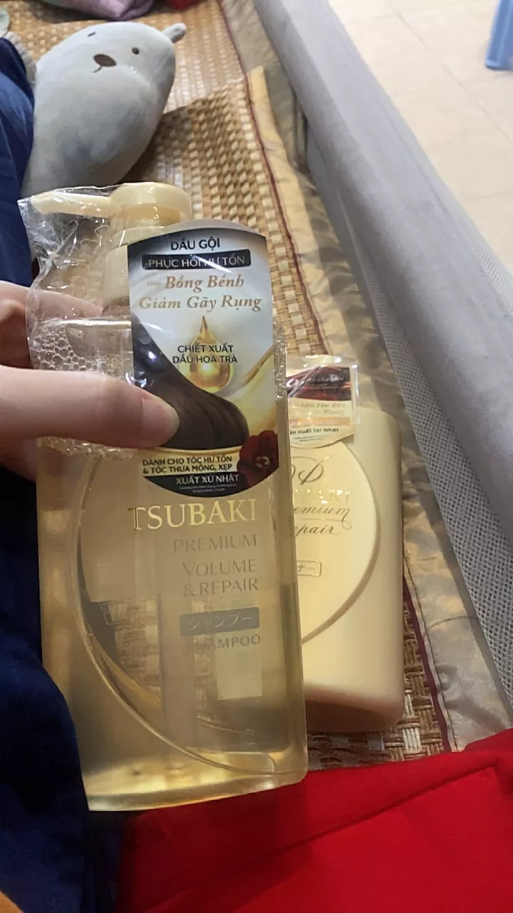 Combo Gội Xả - Dầu Gội Tsubaki Premium Repair Tsubaki (490ml/450ml/chai)