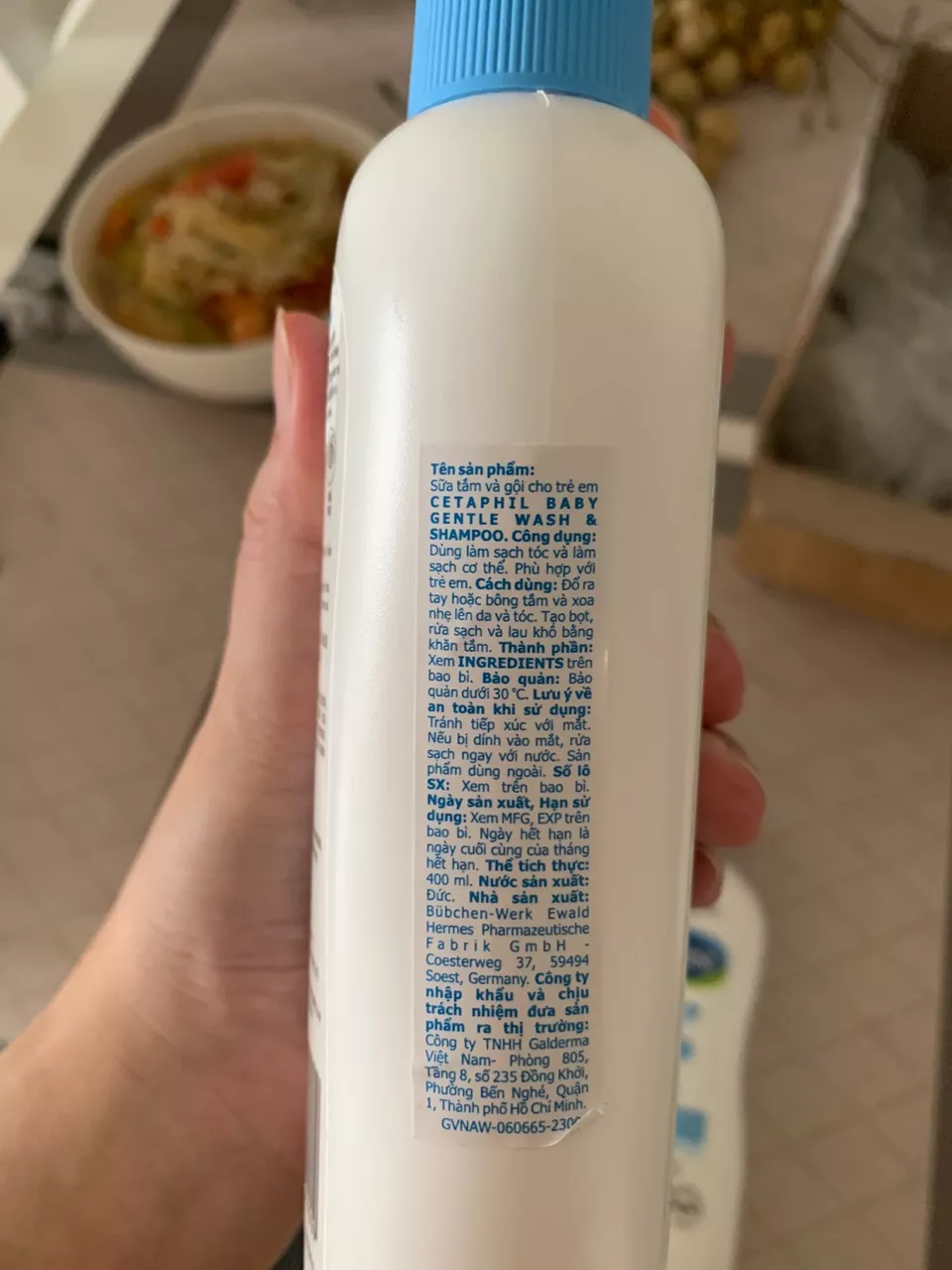 Sữa tắm gội Cetaphil cho bé - Cetaphil Baby Wash & Shampoo with Organic Calendula 400ml