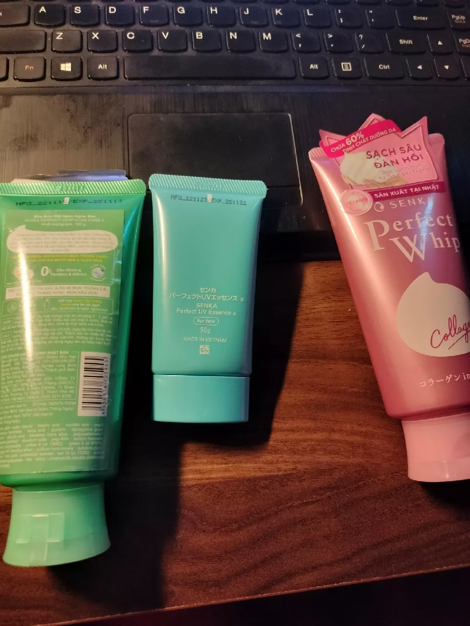 Sữa rửa mặt Collagen Senka Perfect Whip Collagen In 120G ngăn ngừa lão hóa giảm nếp nhăn