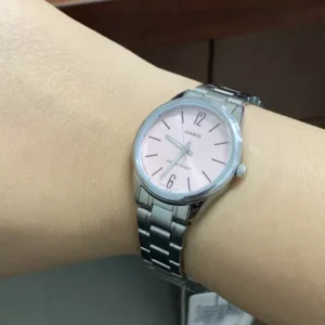 Đồng hồ nữ dây thép không ghỉ Casio LTP-V005D-4BUDF chính hãng