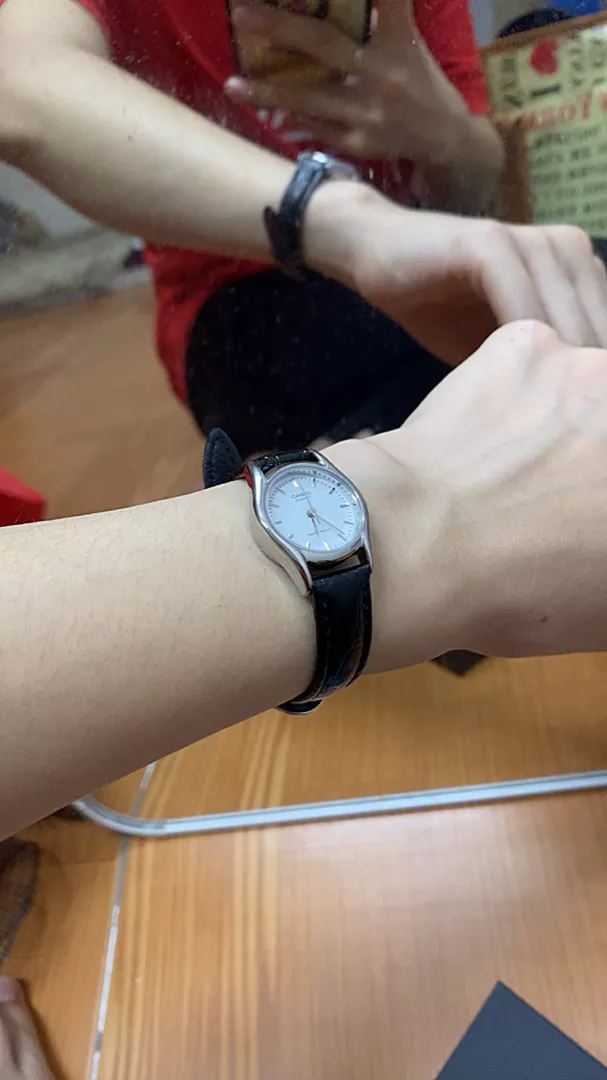 Đồng hồ nữ dây da Casio chính hãng Anh Khuê LTP-1094E-7ARDF
