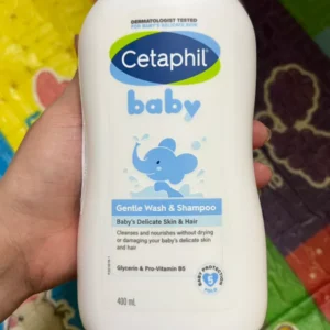 Sữa tắm gội dịu lành cho bé CETAPHIL BABY GENTLE WASH & SHAMPOO 400ML