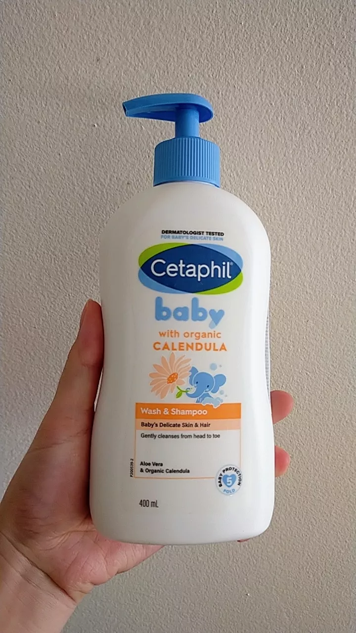 Sữa tắm gội Cetaphil cho bé - Cetaphil Baby Wash & Shampoo with Organic Calendula 400ml