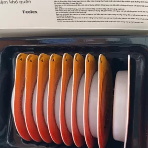 Bao cao su Feelex gân gai, nhiều gel bôi trơn - Hộp 10 bcs