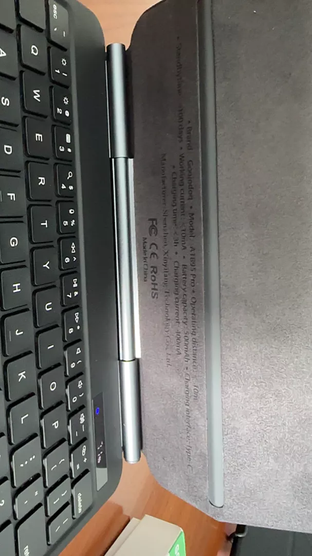 【bảo hành một năm】GOOJODOQ Bao da máy tính bảng bàn phím không dây thích hợp cho iPad Air 4 5 6/ Pro 11 2018-2022 /Gen10 10.9/ Air11 Air13 2024-2025