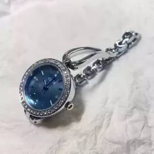 Đồng Hồ Nữ GEDI Đính Hạt Thời Trang Mặt Tròn, Viền Đính Hạt Thời Trang, Thiết Kế Hiện Đại Đơn Giả