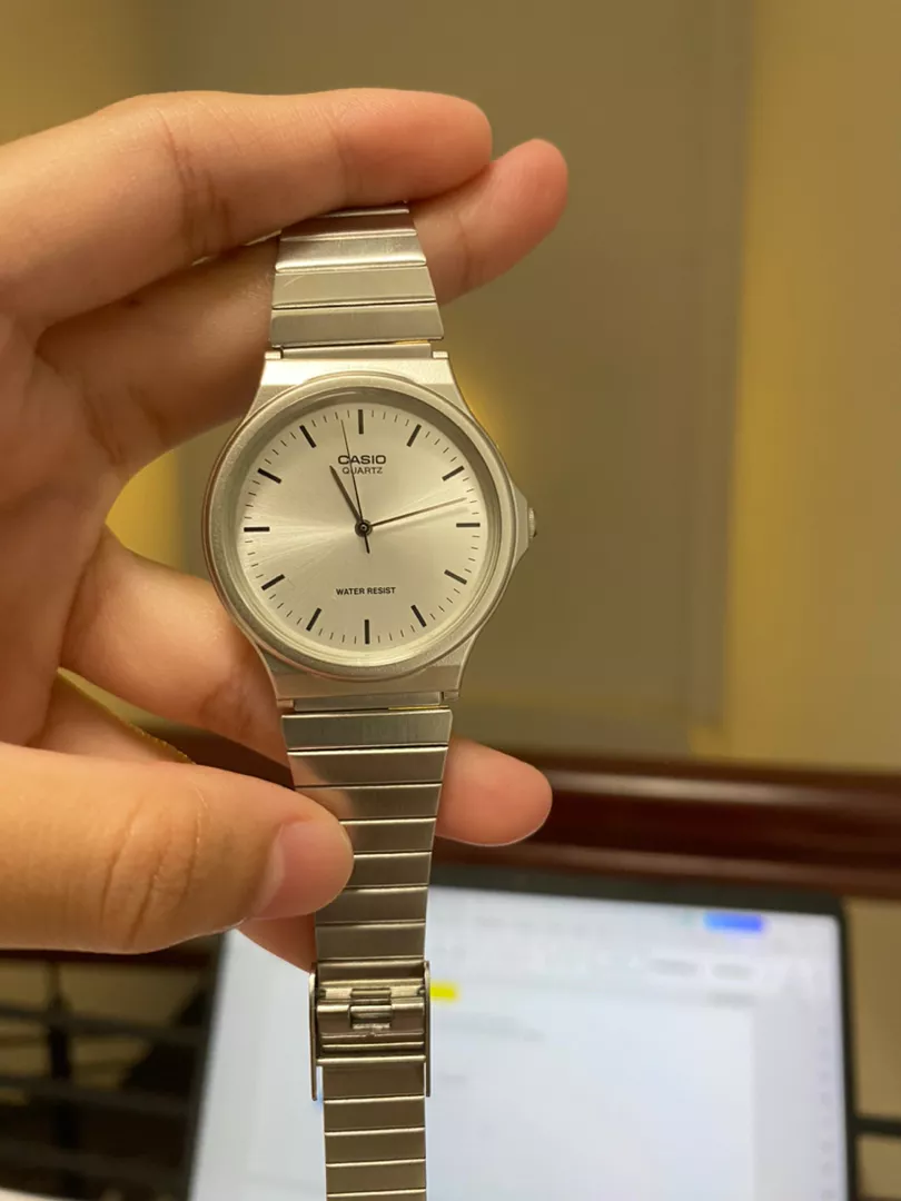 Đồng Hồ Casio Nữ Dây Kim Loại STANDARD MQ-24D-7EDF Chính Hãng