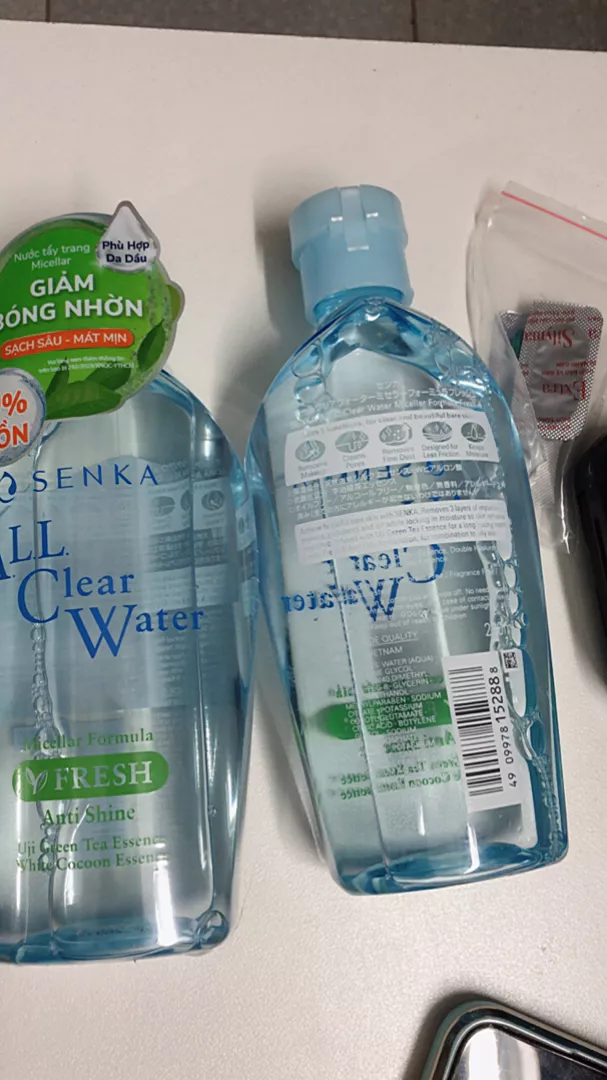 Nước Tẩy Trang Senka ALL Clear Water Micellar Fresh 230ML & 70ML