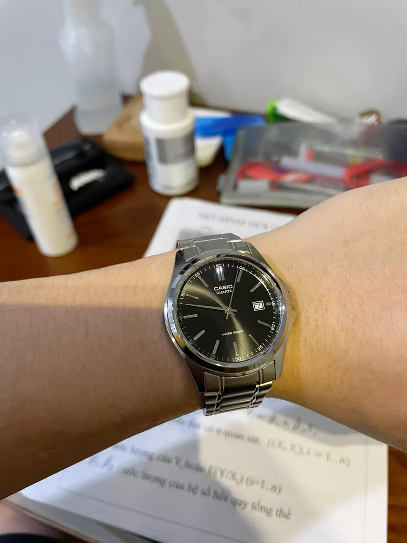 Đồng Hồ Casio Nam Series MTP-1183 Mặt Kính Khoáng Tròn 38.5mm Dây Da/ Kim Loại Không Gỉ Kháng Nước Chính Hãng