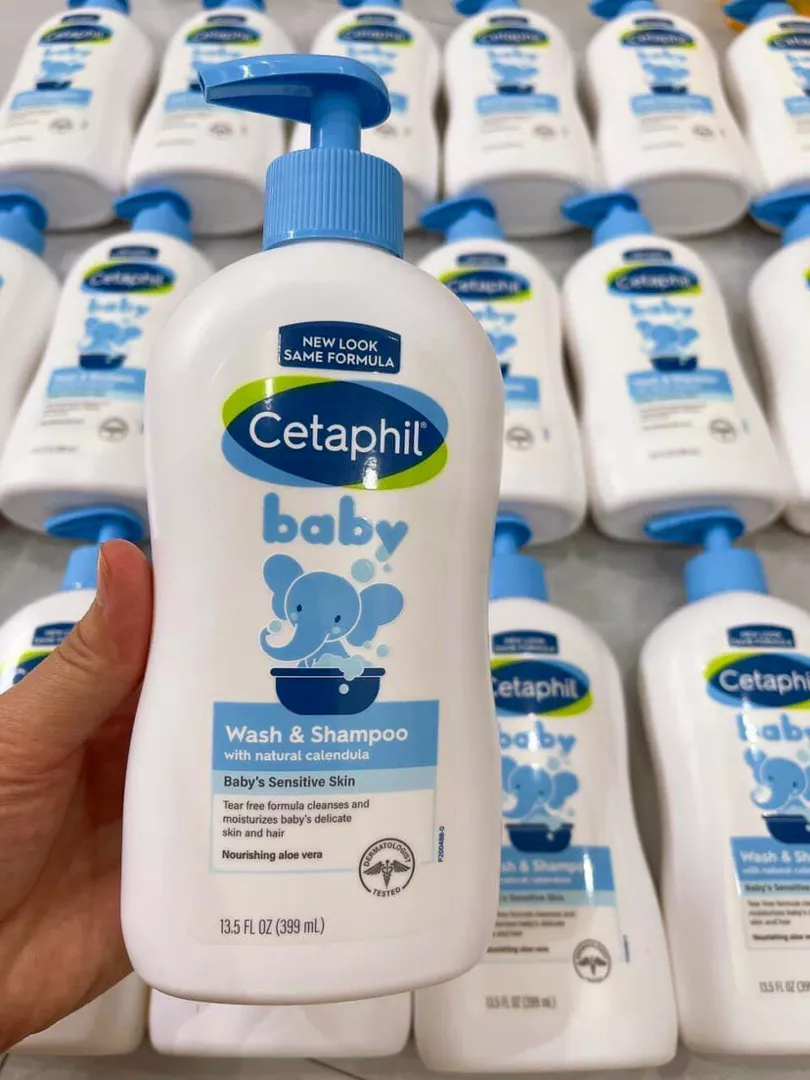 Sữa tắm gội dịu lành cho bé CETAPHIL BABY GENTLE WASH & SHAMPOO 400ML