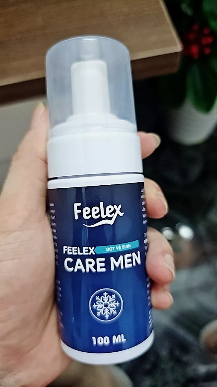 Bọt vệ sinh nam giới Feelex Care Men dung dịch vệ sinh tạo bọt 100ml