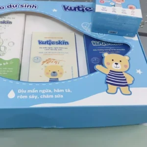 Combo Dự Sinh New - Đón bé chào đời Tặng kèm kem chàm sữa (Nước tắm gội + Kem dịu da + Kem dưỡng ẩm)