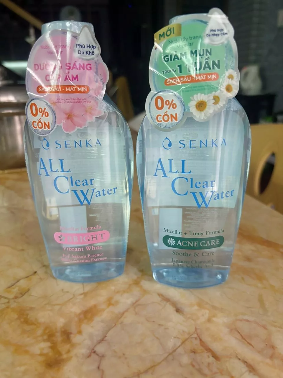 Nước Tẩy Trang Senka ALL Clear Water Micellar Fresh 230ML & 70ML