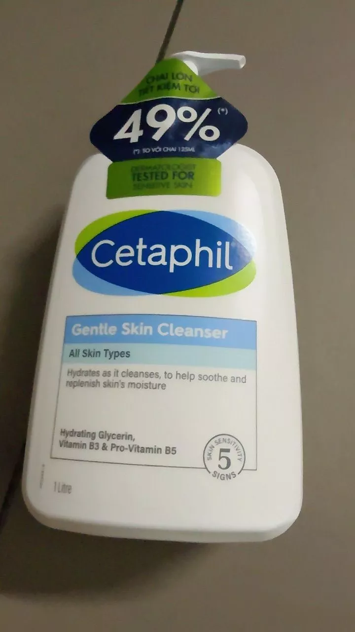 Sữa Rửa Mặt Cetaphil Gentle Skin Cleanser 1000ML, 473ML, 500ML, 250ML, 125ML