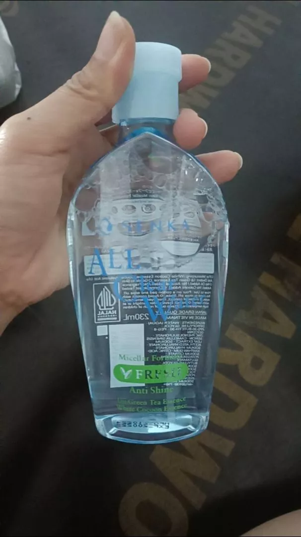 Nước tẩy trang Micellar Giảm Bóng Nhờn Senka All Clear Water Fresh 230ml/chai