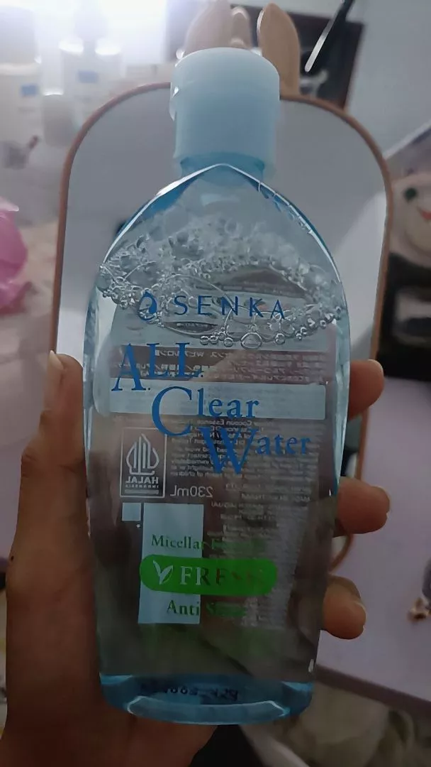 Nước tẩy trang Micellar Giảm Bóng Nhờn Senka All Clear Water Fresh 230ml/chai