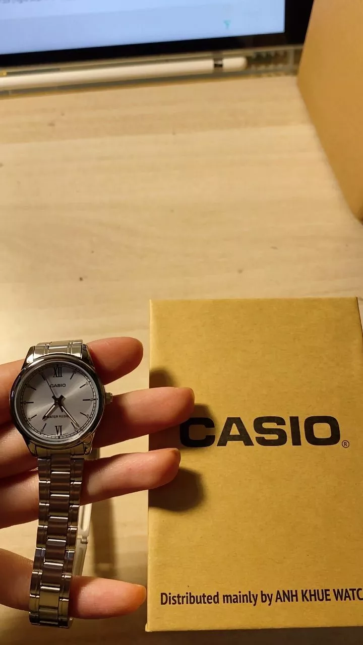 Đồng hồ nữ dây kim loại Casio Anh Khuê LTP-V005D-2B3UDF