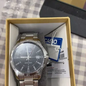 Đồng hồ nam dây kim loại Casio chính hãng Anh Khuê MTP-V004D-1CUDF