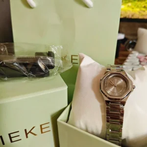 Đồng hồ nữ IEKE chính hãng size 26mm Dây thép không gỉ Mặt số La Mã tặng dụng cụ tháo mắt đi kèm