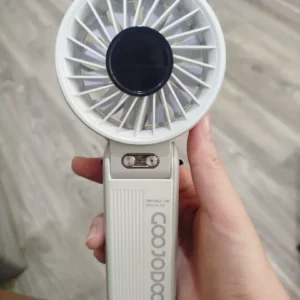 【Tặng quà/Bảo hành nửa năm】GOOJODOQ Quạt gió mạnh 100 tốc độ gió màn hình kỹ thuật số quạt cầm tay tuabin có thể điều chỉnh thích hợp cho thể thao ngoài trời làm mát nhanh