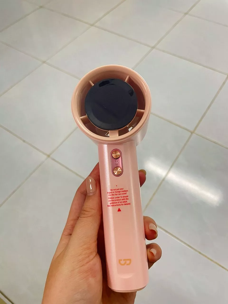 【Tặng quà/Bảo hành nửa năm】GOOJODOQ Quạt gió mạnh 100 tốc độ gió màn hình kỹ thuật số quạt cầm tay tuabin có thể điều chỉnh thích hợp cho thể thao ngoài trời làm mát nhanh