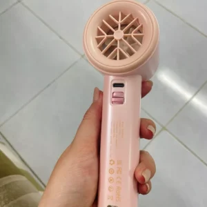 【Tặng quà/Bảo hành nửa năm】GOOJODOQ Quạt gió mạnh 100 tốc độ gió màn hình kỹ thuật số quạt cầm tay tuabin có thể điều chỉnh thích hợp cho thể thao ngoài trời làm mát nhanh