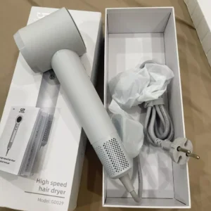 【Bảo hành một năm】GOOJODOQ Máy sấy tóc tốc độ cao có màn hình hiển thị công suất LED 3 tốc độ gió bốn phút để sấy khô Thích hợp cho du lịch và sử dụng tại nhà