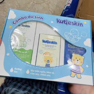 Combo Dự Sinh New - Đón bé chào đời Tặng kèm kem chàm sữa (Nước tắm gội + Kem dịu da + Kem dưỡng ẩm)