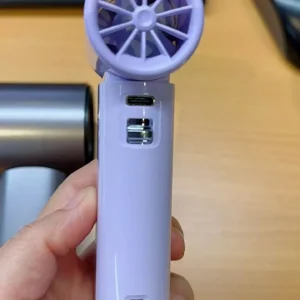 【Tặng quà】Quạt để bàn tốc độ cao GOOJODOQ GFS007 10x Màn hình LED Công suất gió cải tiến và dây đeo di động Pin 3600mAh bền bỉ