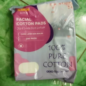 Bông tẩy trang Yusachi Suzuran Cao Cấp Nhật Bản 100% Cotton - 200 miếng