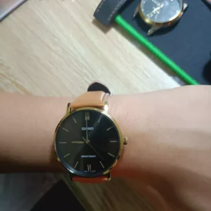 Đồng Hồ Nam MTP-VT01 Sang Trọng Tinh Tế Mặt Kính Khoáng Tròn 40mm Chống Nước Chính Hãng Casio - WATCHSTORE