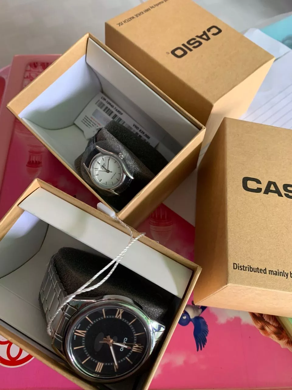 Đồng hồ nữ dây da Casio chính hãng Anh Khuê LTP-1094E-7ARDF